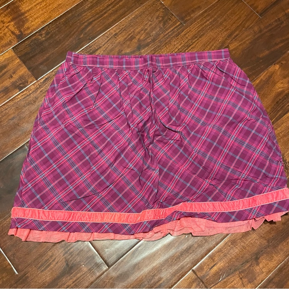 Matilda Jane Plaid Pink Skirt